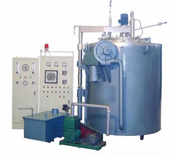 井式預抽真空爐