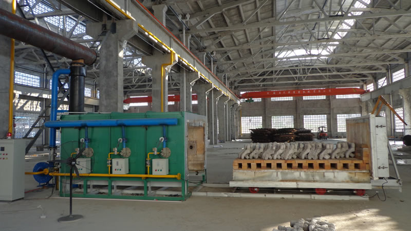 臺(tái)車(chē)式模殼焙燒爐