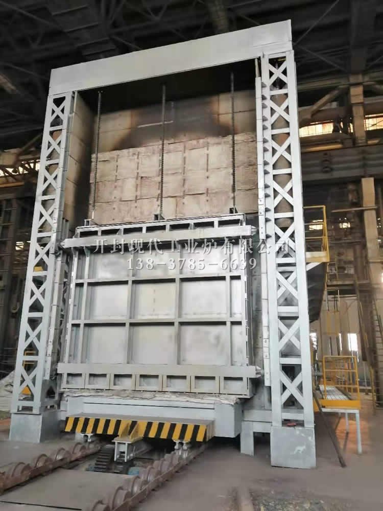 現代工業爐臺車式燃氣加熱爐