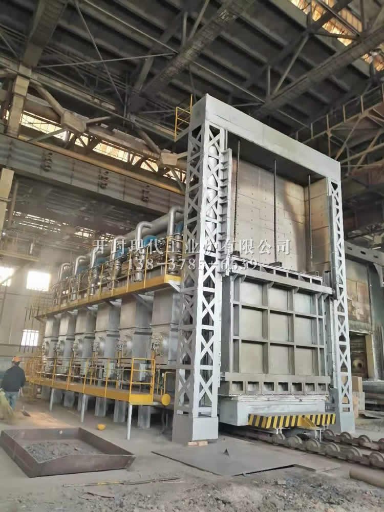 現代工業爐臺車式燃氣加熱爐