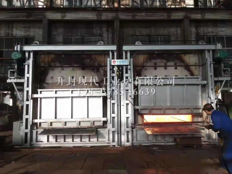 現代工業爐臺車式燃氣加熱爐